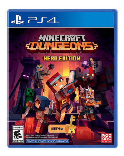 Minecraft Dungeons  Hero Edition PS4 Físico