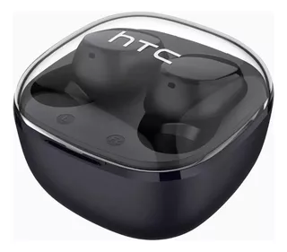 Audífonos gamer inalámbricos HTC TWS6D black con luz LED