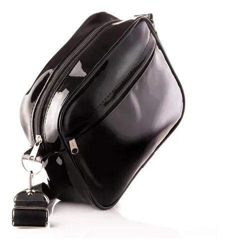 Bandolera charol 2025 negro