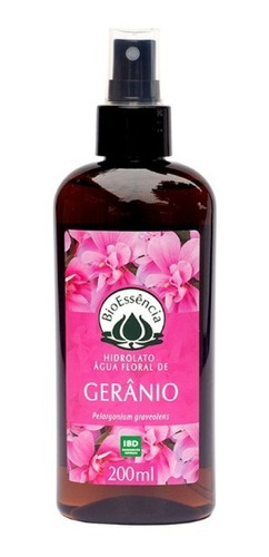 Hidrolato De Gerânio 200ml Água Floral Natural