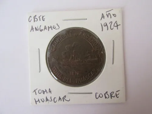 comprar Antigua Medalla Toma Del Huascar Guerra Pacifico Año 1924