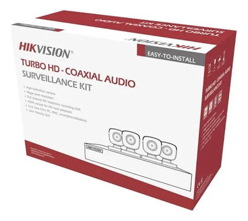 Kit Turbohd 5 Megapixel / Dvr 4 Canales / 4 Cámaras Bala
