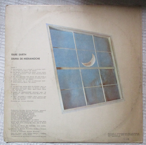 Rare Earth - Midnight Lady (dama De Medianoche)