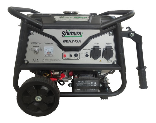 Generador 2800 Watts 7 Hp Shimura Arranque Eléctrico Serva