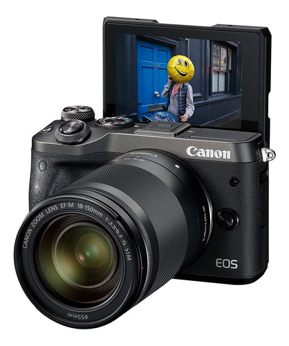Canon EOS M6 18-150mm IS STM Kit sin espejo color negro