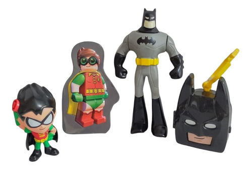 Bonecos Chaveiro Porta Treco Batman Robin Mc Donalds Usados