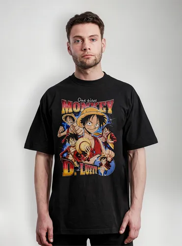 One Piece - Luffy -anime - Manga - Collage - Polera