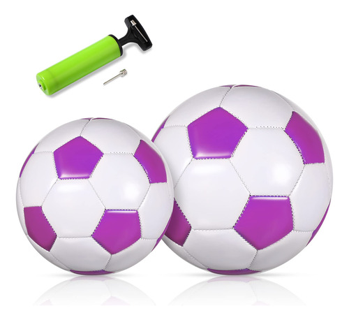 Deekin Balon Futbol Tamaño 2 3 Pelota Suave Bomba Juguete S