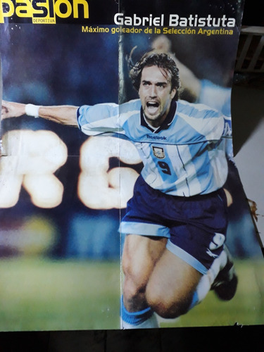 Poster Doble Gabriel Batistuta Y Ferrari Michael Schumacher