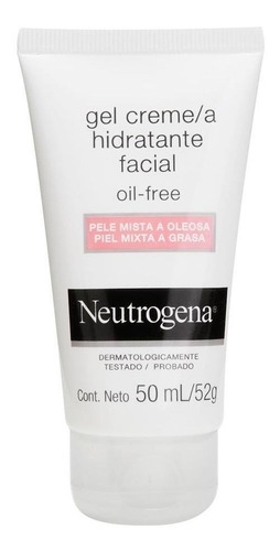 Hidrat. Facial Neutrogena Oil Free P/pele Mista/oleosa 50ml