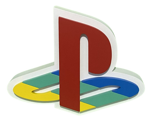 Ícone Decorativo Playstation Clássico / Branco