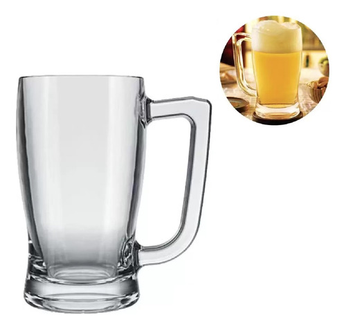 Caneca De Vidro Para Cerveja Chopp 340ml Taberna Nadir