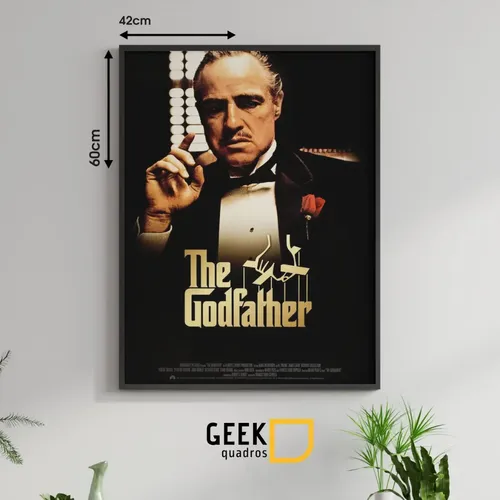 Quadro The Godfather O Poderoso Chefão Arte Poster A2