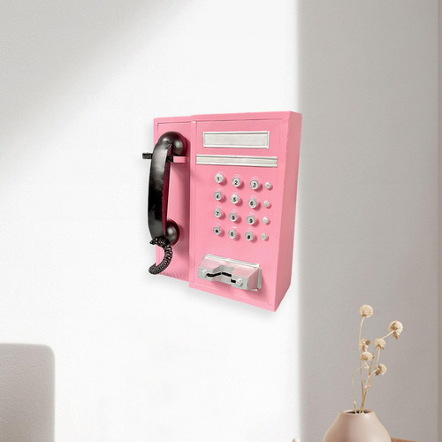 Accesorios De Teléfono Fijo Para Decoración De Pared, Rosa