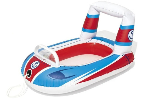 Colchoneta Inflable Pileta Bestway Nave Flotante 104x99cm