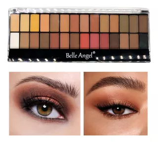 Belle Angel - Paleta De Maquiagem 28 Sombras Nude + Pinceis