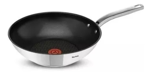 Sartén Wok 28 Cm Acero Inoxidable Intuition Inducción Tefal