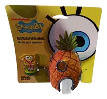 Comprar Adorno Kit Bob Esponja + Casa Anana Penn Plax Orig Acuario