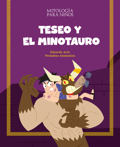 Teseo Y El Minotauro, De , Peekaboo Animation. Editorial Shackleton Kids, Tapa Blanda En Español