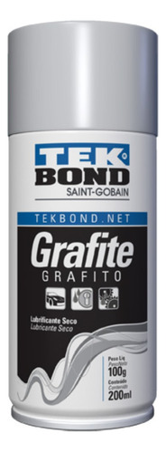 Grafito Lubricante Seco En Aerosol 200ml 100g Tek Bond