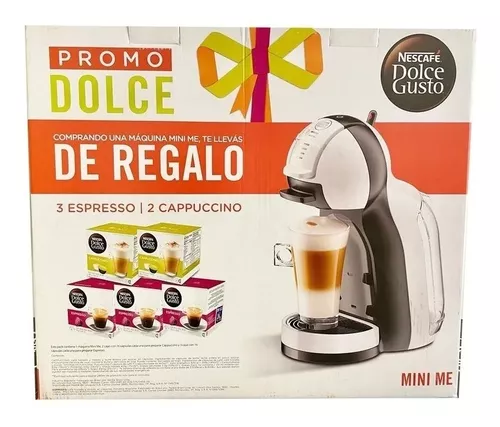 FEBO - #RegalaleaMamá ¡Super promo Dolce Gusto! Cafetera Nescafe Dolce Gusto  Mini Me ideal para las mamás amantes del buen café + 2 tazas Latte + 1 caja  de Lungo Decaffeinato +