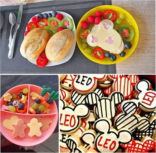 Molde For Sándwich Con Cortador De Frutas For Regalo