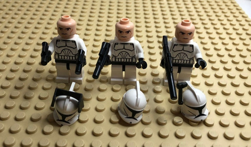 Lego Original Lote-clone Trooper-star Wars Set 8014 (Usado)