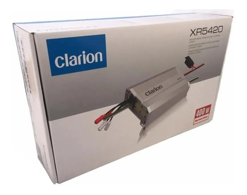 Amplificador Clarion Xr5420 4 Canales Clase D 400w Max Color