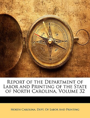Libro Report Of The Department Of Labor And Printing Of T...