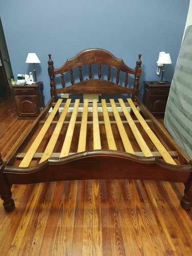 Cama Matrimonial De Algarrobo 