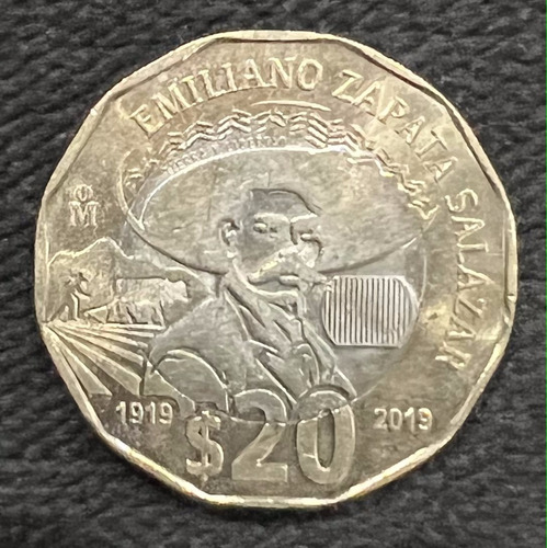 Moneda Conmemorativa - Emiliano Zapata