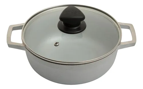 Caldero Imusa Con Tapa De Vidrio 20 Cm