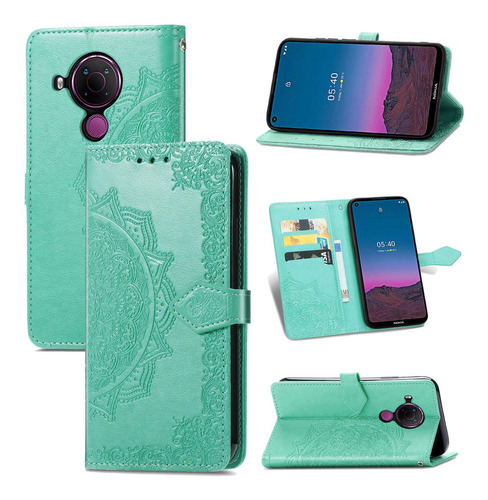 Funda Con Tapa Tipo Cartera Sd60 Para Nokia 5.4