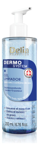 Gel Limpiador Para Cara Y Contorno De Ojos Delia