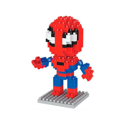 Figura Micro Brick Para Armar De Marvel Spider-man Vdgmrs