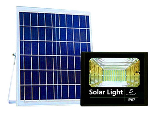 Reflector Led De 800w Con Carga Solar Panel Y Control