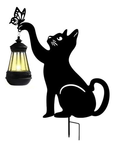 Ml Estaca Para Gatos Al Aire Libre Con Luz Linda Luz De