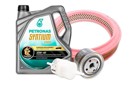 Kit Filtros + Aceite Syntium Renault R 12 1.4 Hasta 89