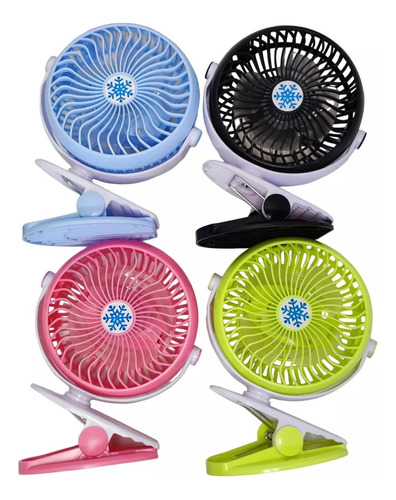 Ventilador Pequeño Compacto Portable Potente Recargable