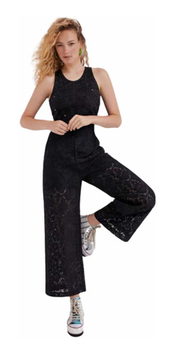 Jumpsuit Desigual Mujer Negro Casual