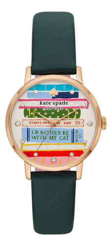 Reloj Pulsera Mujer  Kate Spade Ksw1766 Verde