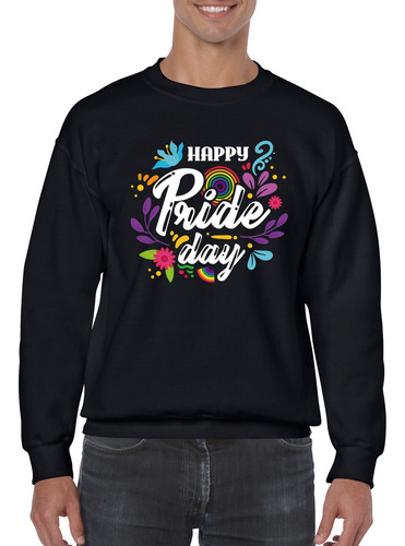 Hoodie Sueter Happy Pride Day Party Color Good Vibes