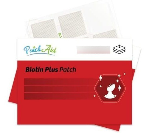 Biotin Plus Topical Patch By Patchaid (30-day Supply) White