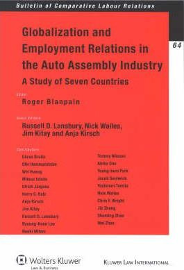 Libro Globalization And Employment Relations In The Auto ...