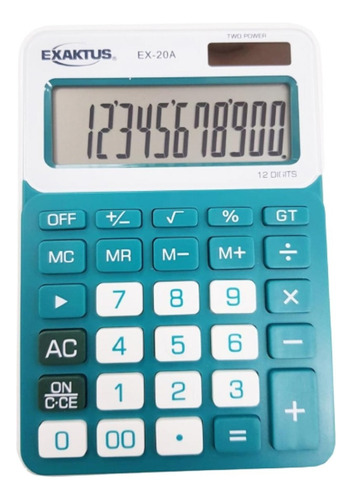 Calculadora Exaktus Ex-20a Azul