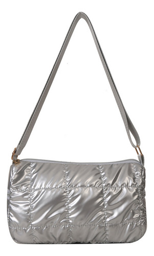 Elegante Bolso De Hombro De Algodón Acolchado Con Coche Mode