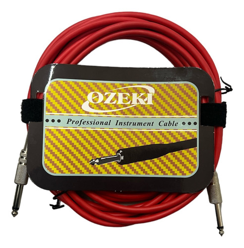 Cable De Linea Ozeki Para Instrumento 6 Metros Nyg-ic001-rd