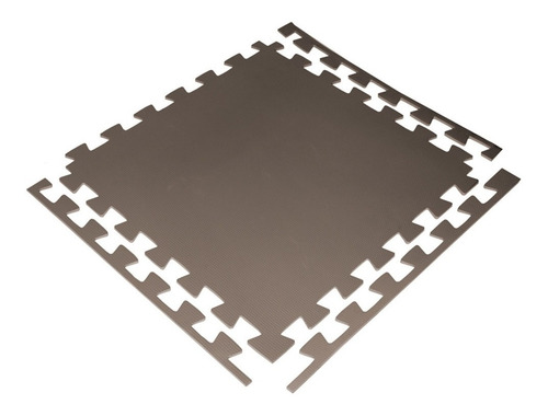 Tatame Tapete Eva 100x100x1cm 1x1 Metro 10mm Marrom