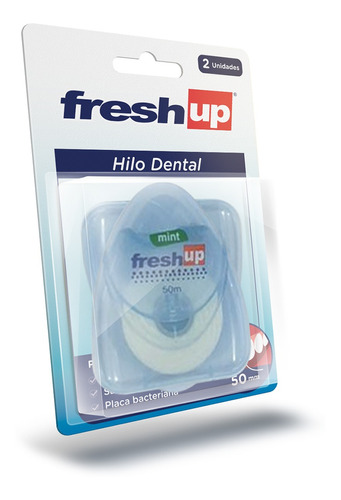 Hilo Dental Fresh Up 50mt Por 2 Unidades 