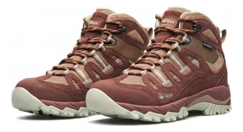 Botin Mujer Lippi Puelo Cs Hi Burdeo